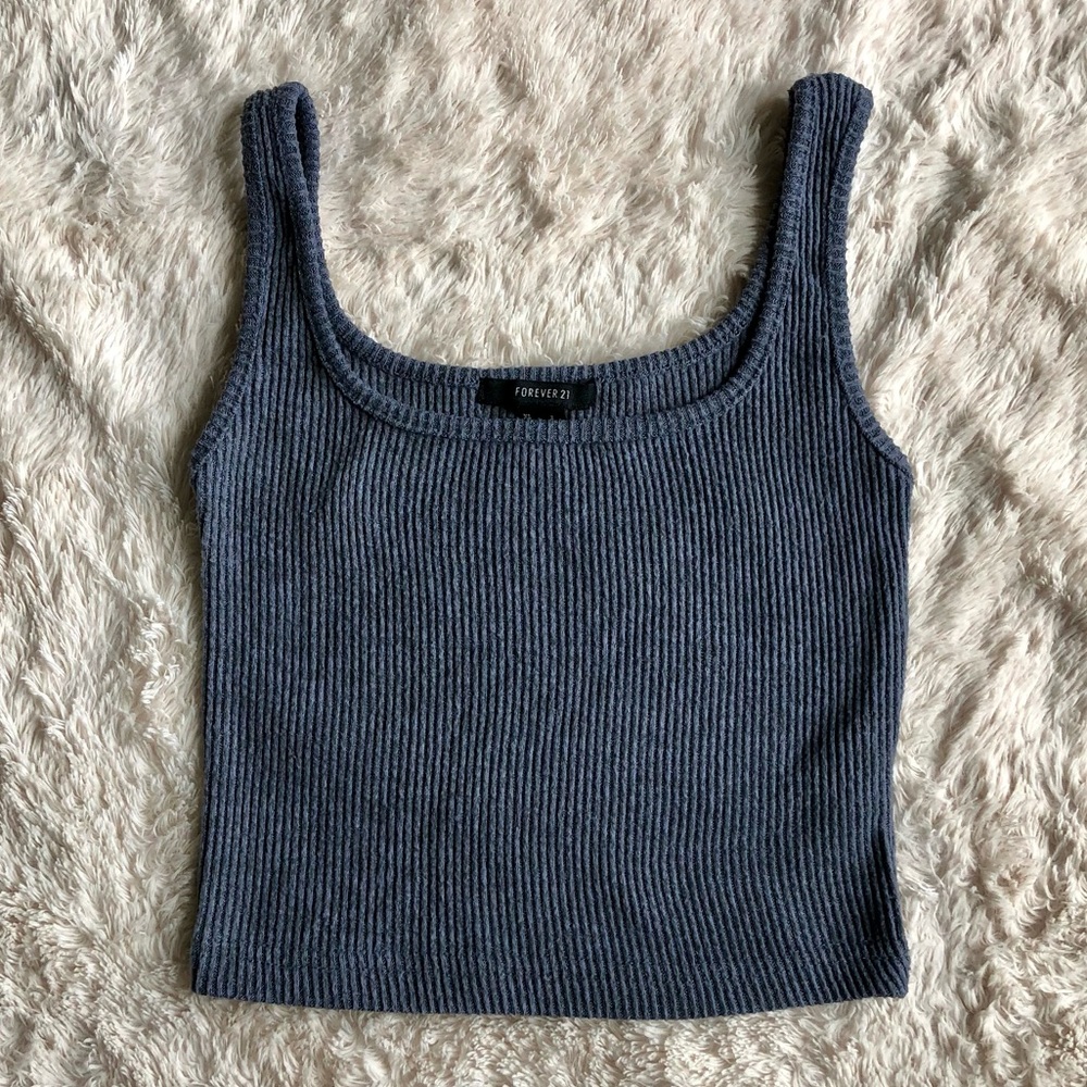 Forever 21 Ribbed Tank Top - Picture 2 of 4